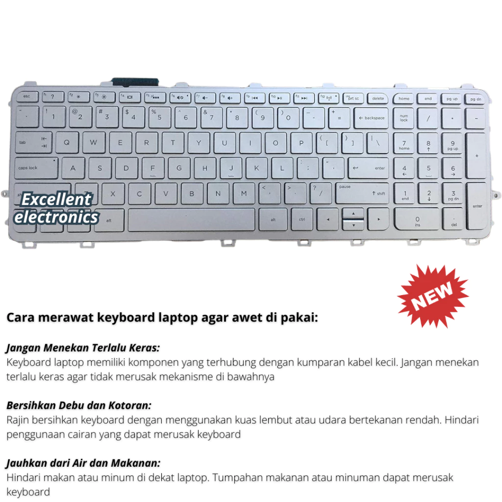 คีย์บอร์ด HP Envy M6-N113DX / M6-N010DX / M6-N012DX / M6-N015DX / M6-N138CA thumbnail 9