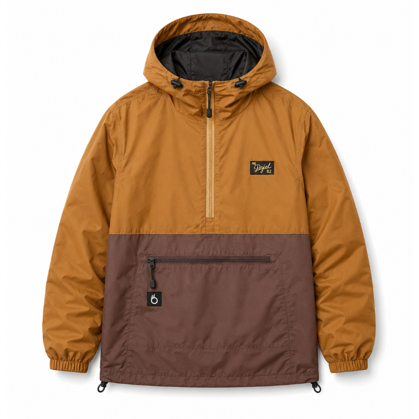 เสื้อแจ็คเก็ต Cagoule สําหรับผู้ชายและผู้หญิง, ร่มชูชีพกันน้ํา Anorak เสื้อกันลมลําลองกลางแจ้ง, อินเทรนด์ต้นฉบับ Bojiel