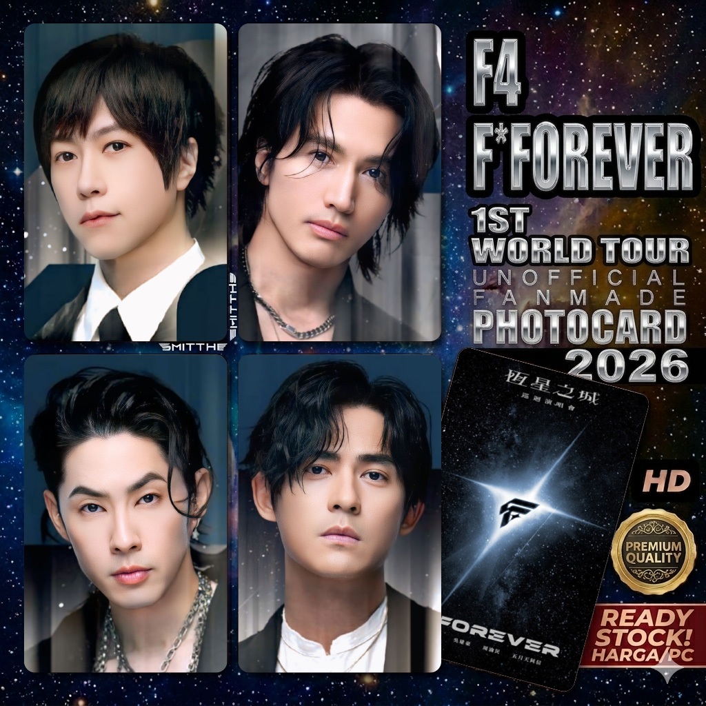 Photocard F4 Forever PHOTO CARD KPOP ล่าสุด 2026 เต่าหมิง Se