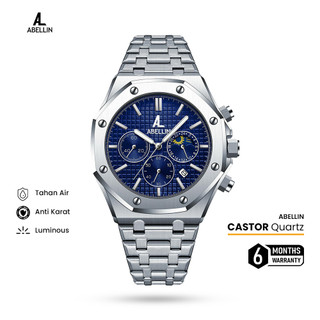 ABELLIN CASTOR Quartz | Jam Tangan Pria ABELLIN Original Tahan Air Fashion Business Chrono Aktif Quartz Tanggal Analog Baterai