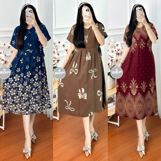 Daster Wanita Kekinian Rayon Santung Grade A Busui Frendly Resleting Depan Nyaman Baju Santai Rumahan Sehari Hari