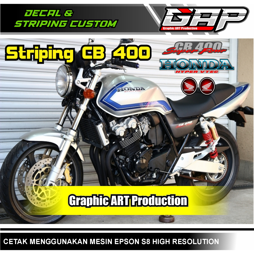 Honda CB 400 Striping, CB 400 cc Super Four List