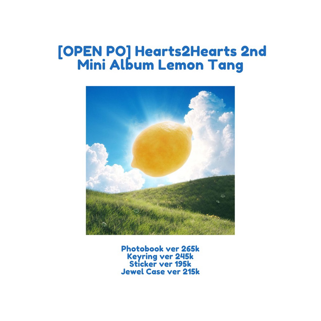 HEARTS2HEARTS H2H 2nd Mini Album Lemon Tang