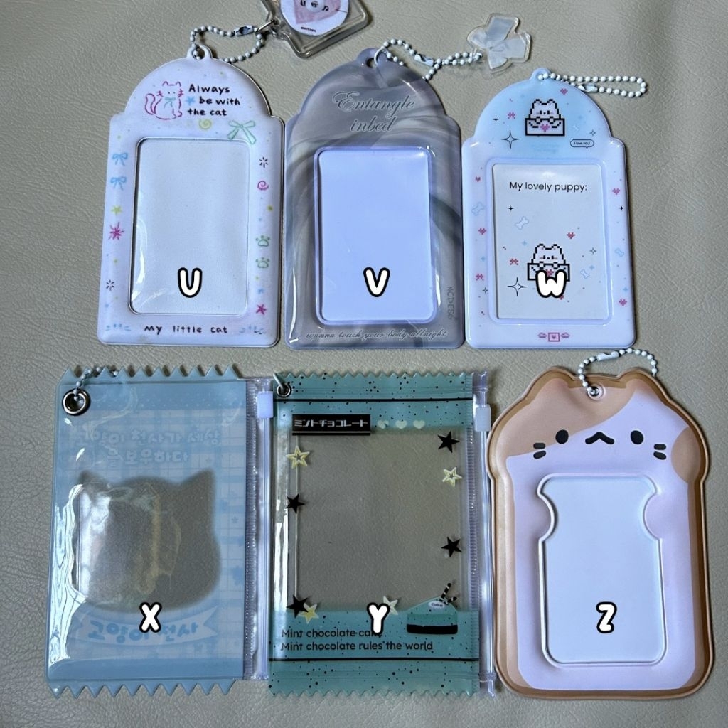 ที่ใส่การ์ด Pvc zip zip zip ziplock character