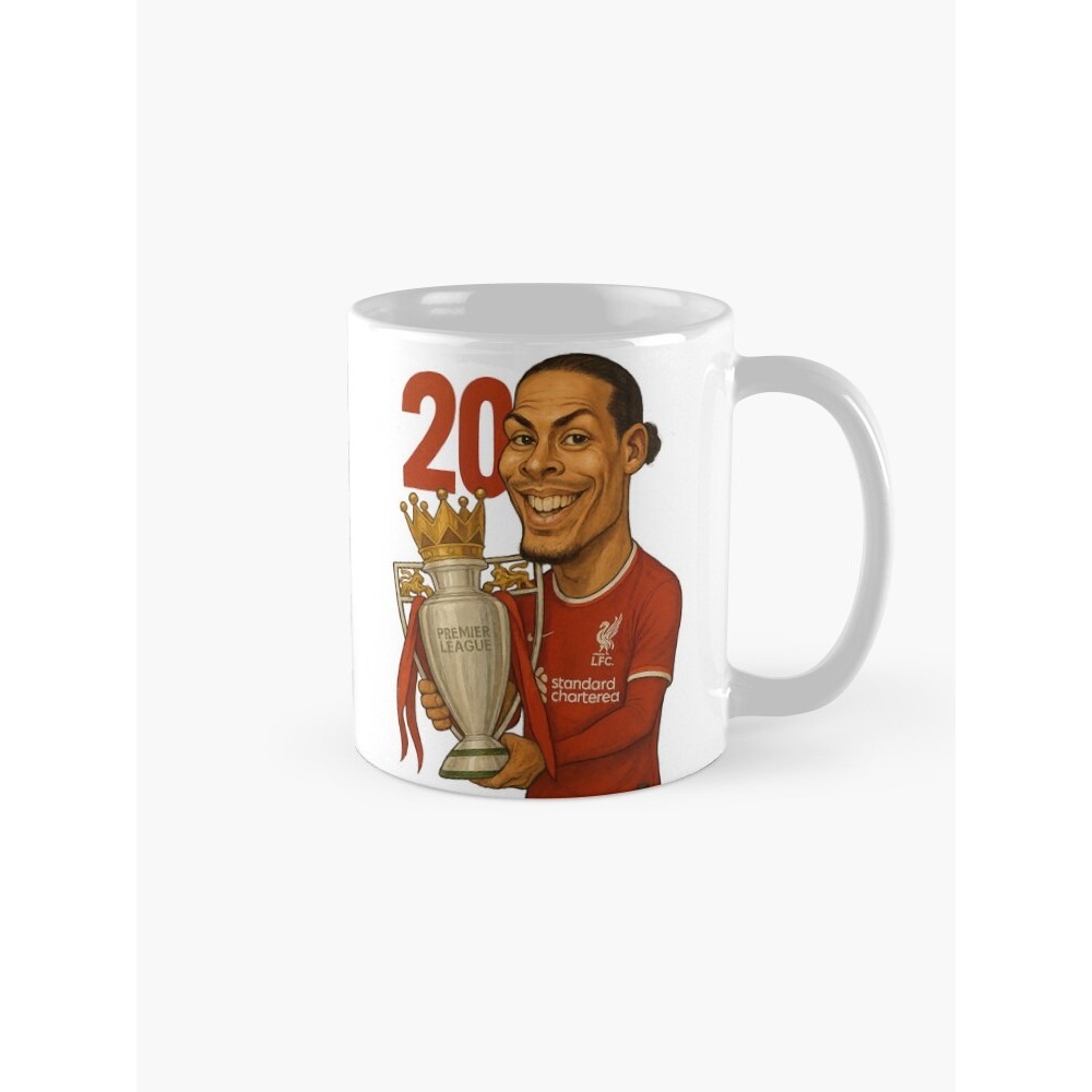 แก้วกาแฟ Virgil van Dijk 20 ถ้วยรางวัล