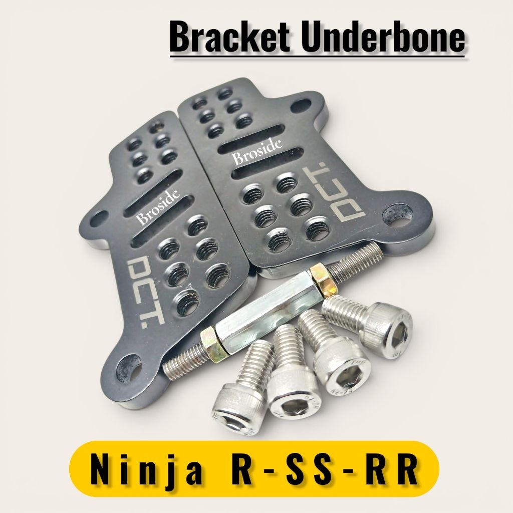 Ninja R SS RR Underbone Footstep Bracket Raiser Footstep อะแดปเตอร์ Underbone Ninja R SS RR