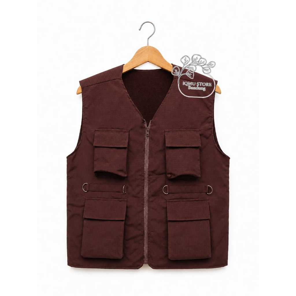 ทัศนคติหลายรายการพร้อมกระเป๋า MANY / VEST / VEST - (ACEP EMBROIDERY SERVICES)