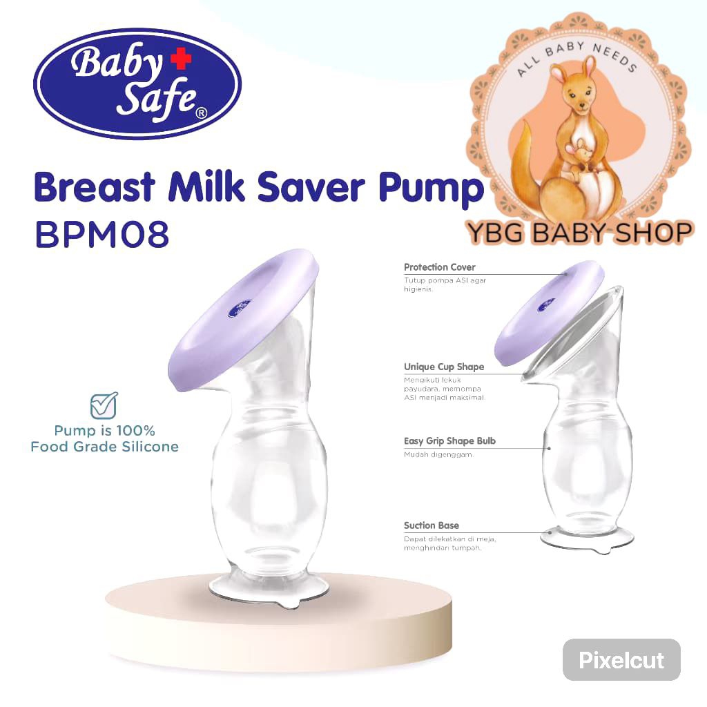 ^BABY SAFE BREAST MILK SAVER PUMP BPM02 & BPM08 150 ml / BREAST MILK SAVER