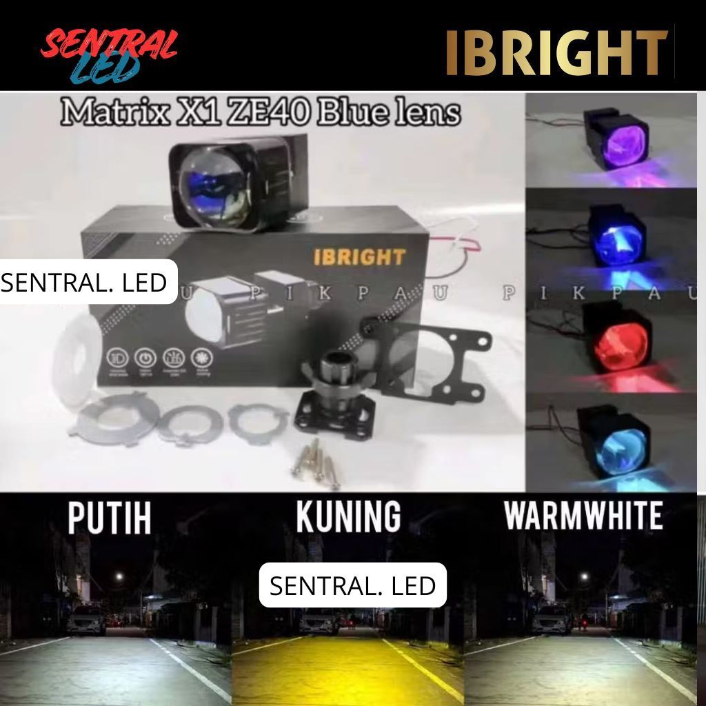 โปรเจคเตอร์ Bild Matrix X1 Plus Devil IBRIGHT 1.5inc ZE 40 ZE 41 ใกล้ใกล้ใกล้ พัดลมระบายความร้อนแบบต