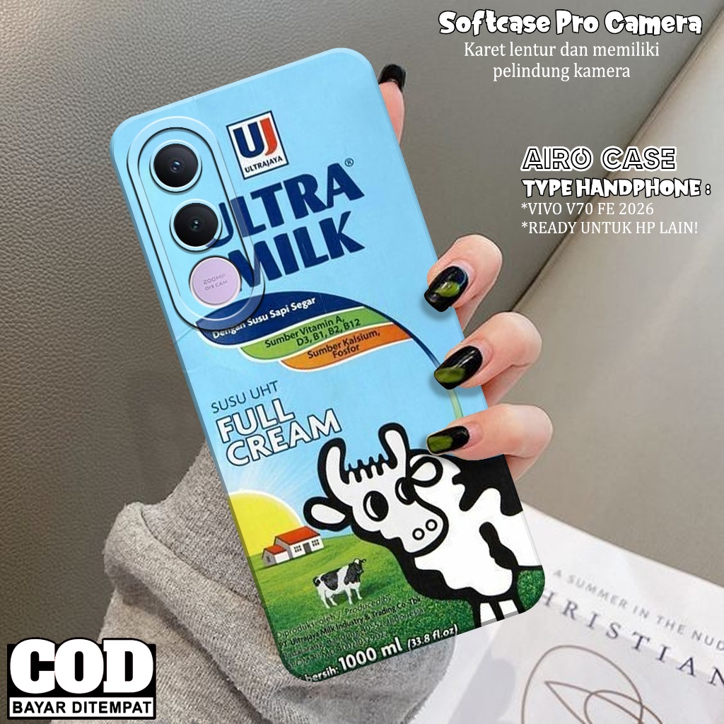 ล่าสุด VIVO V70 FE 2026 Softcase - เคสเครื่องดื่มแฟชั่น - เคสโทรศัพท์ VIVO V70 FE - เคส VIVO V70 FE 
