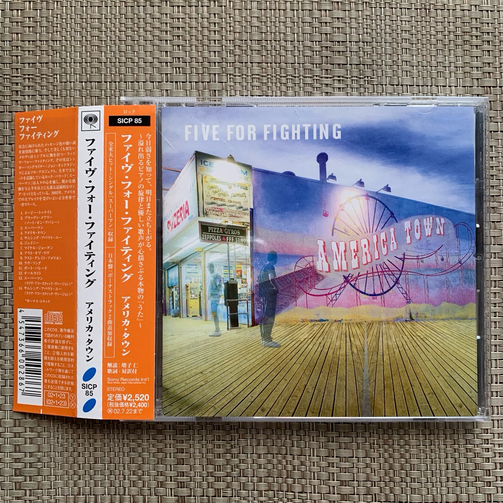 CD Five For Fighting - เมืองแห่งอเมริกา | ญี่ปุ่น ญี่ปุ่น ญี่ปุ่น ญี่ปุ่น ญี่ปุ่น