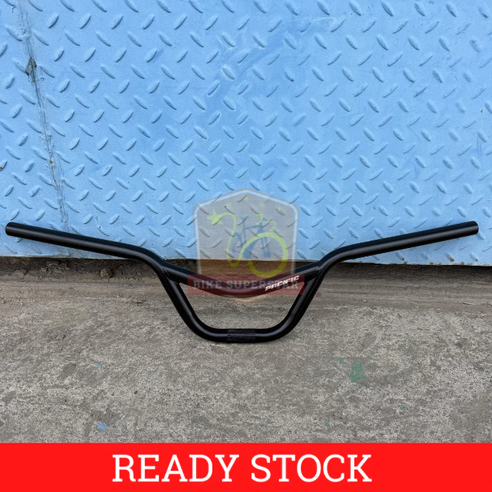 แฮนด์จักรยาน BMX Freestyle รุ่น M 3 Spokes SP-D155 Pacific 25.4 เหล็กสีดํา