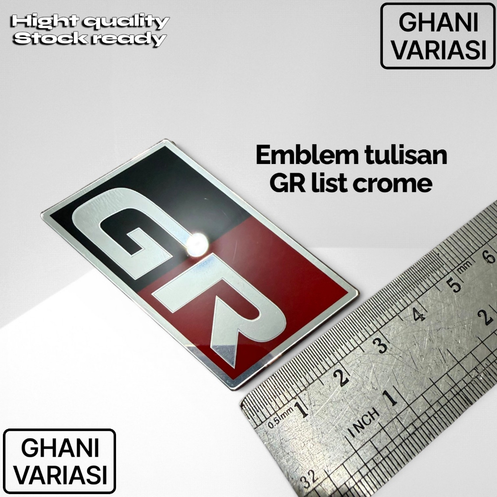 GR Logo Emblem รายการโครเมียม