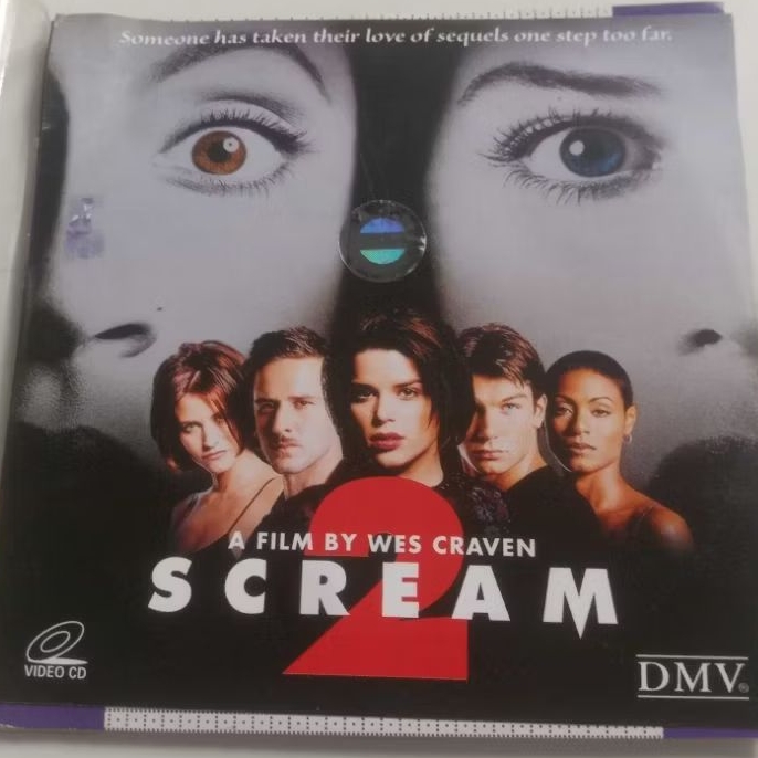 VCD ORIGINAL THE SCREAM 2 A FILM WES CRAVEN TEXT INDONESIA