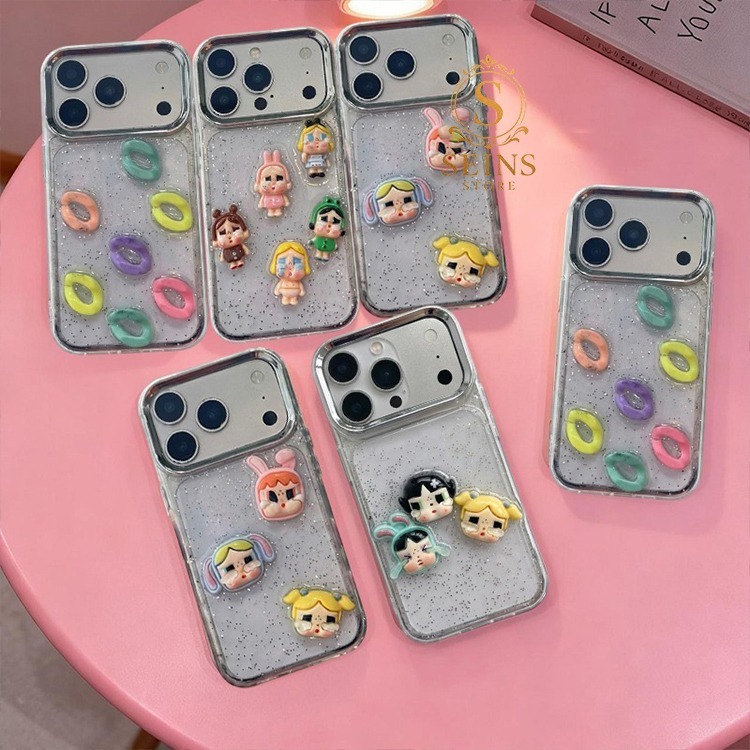 แวววาว! CASE WAVY CARTOON 3D GLITTER COMPATIBLE WITH A02 A03 A04 A05 A06 A07 A12 A14 A15 A16 A17 A22