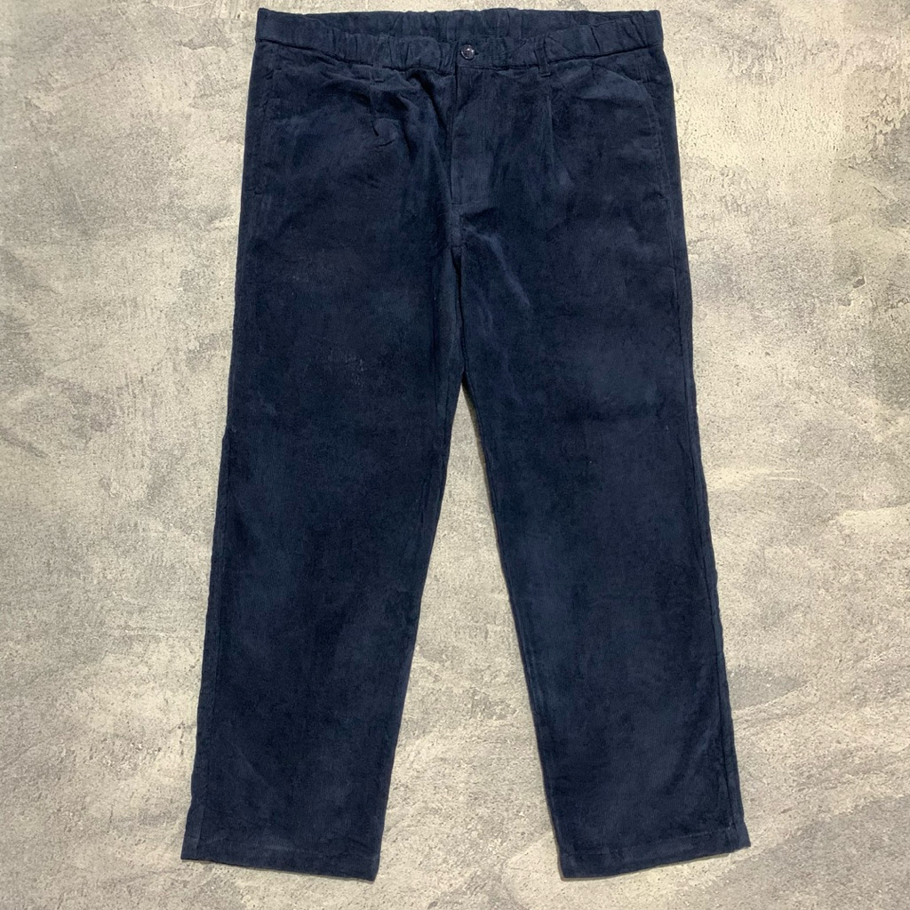 กางเกง Oscar Warm Corduroy ไซส์ 38 สีกรมท่า