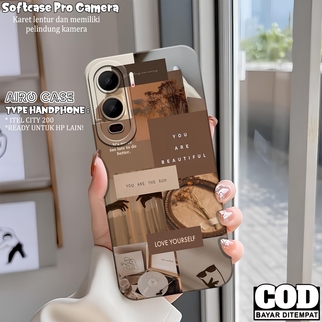 เคส HP ล่าสุด ITEL CITY 200 - เคส ITEL CITY 200 - เคสแฟชั่นความงาม - เคส ITEL CITY 200 - Pro Camera 