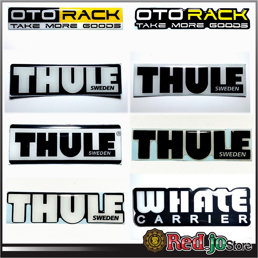 สติ๊กเกอร์สัญลักษณ์ ROOF RACK นูนแบบยืดหยุ่น 3 มิติ / ROOF BOX