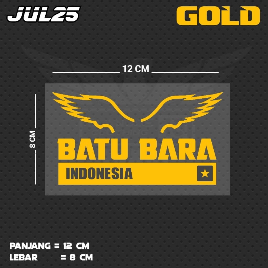 INDONESIAN COAL CUTTING STICKER | JUL25 SUT