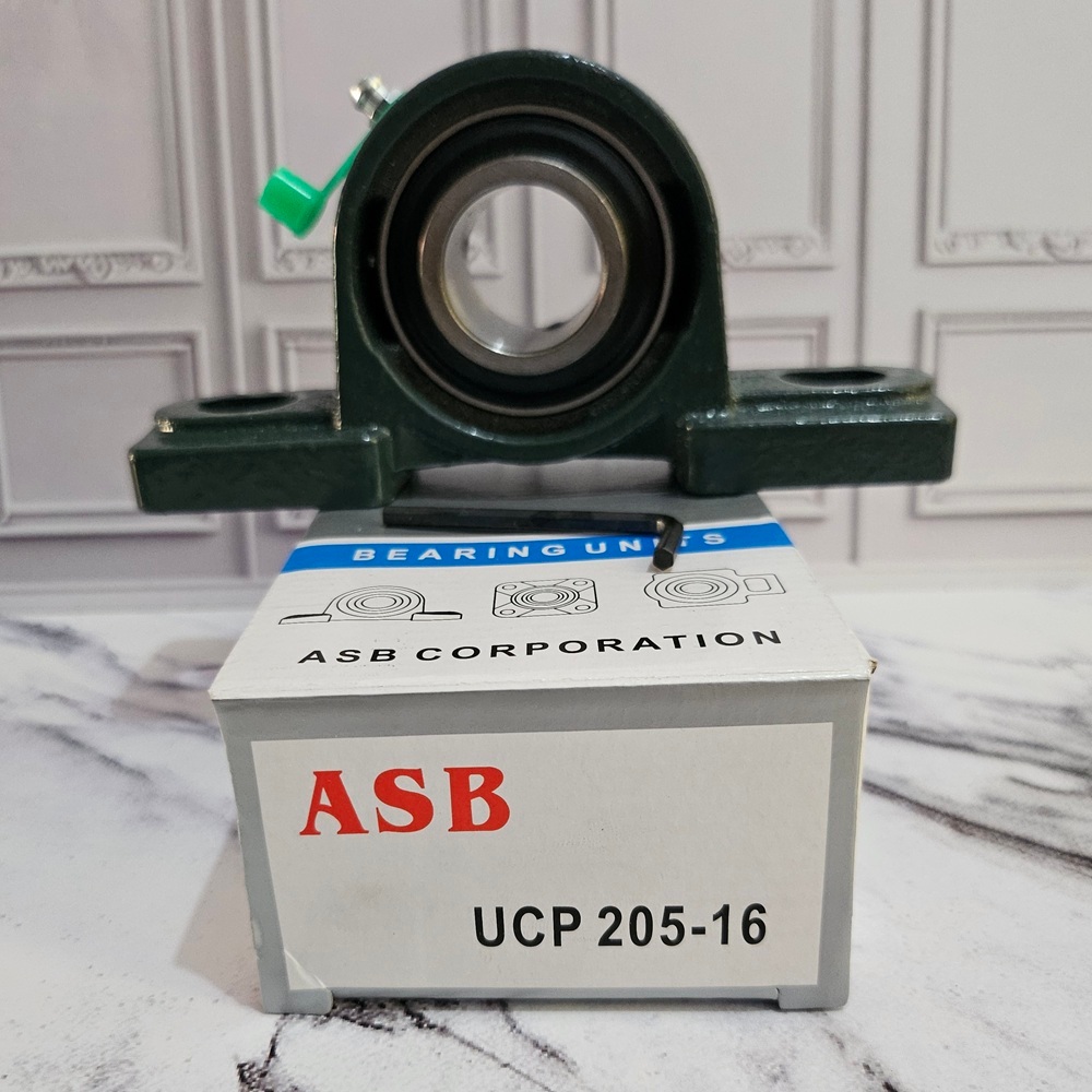 UCP 205-16 ASB บล็อกหมอน UC 205-16 ที่นั่งแบริ่ง 1 นิ้ว (25.4mm)