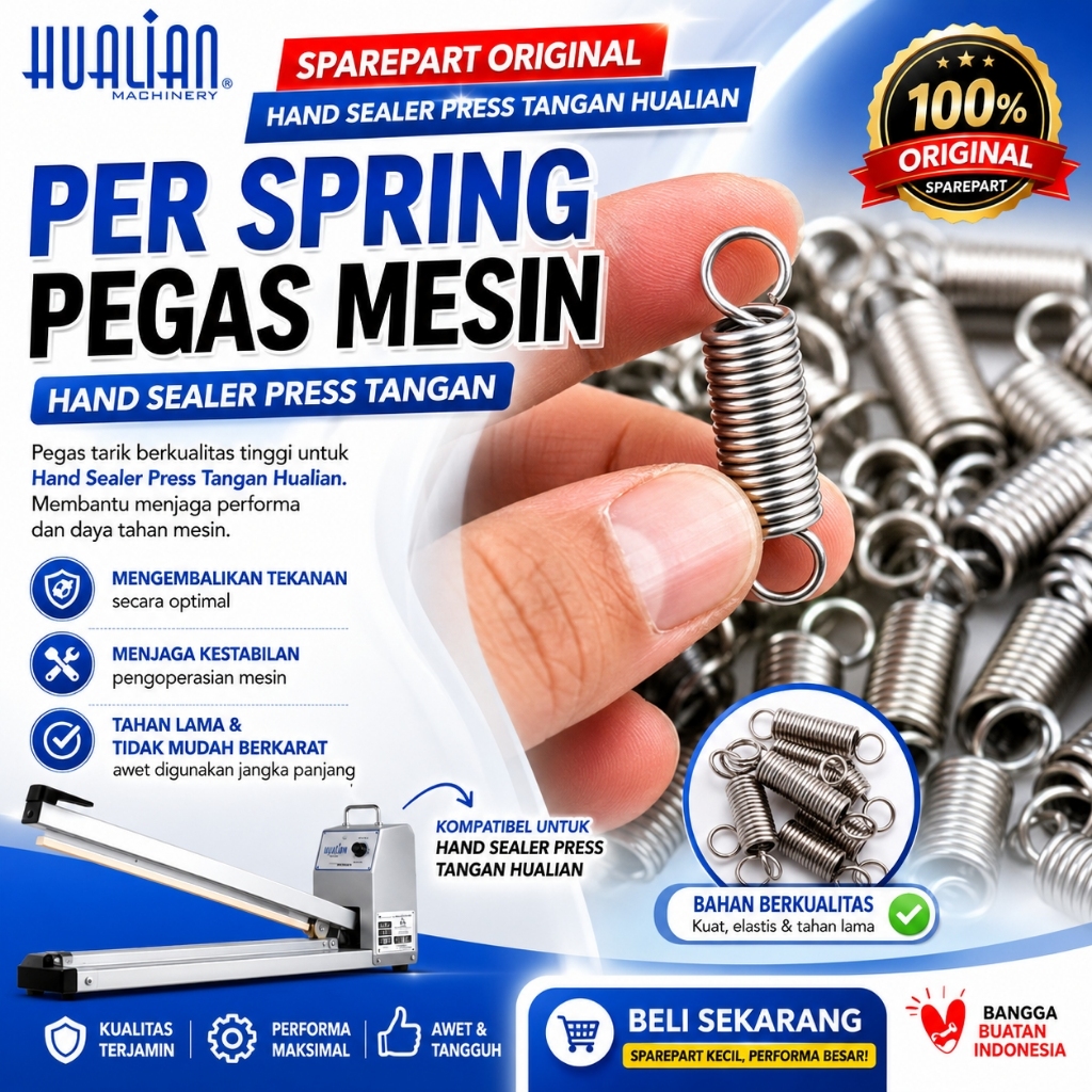 Original FS-500 FS-600 Hand Sealer ฤดูใบไม้ผลิอะไหล่ FS-800 FS-1000 ทนทาน