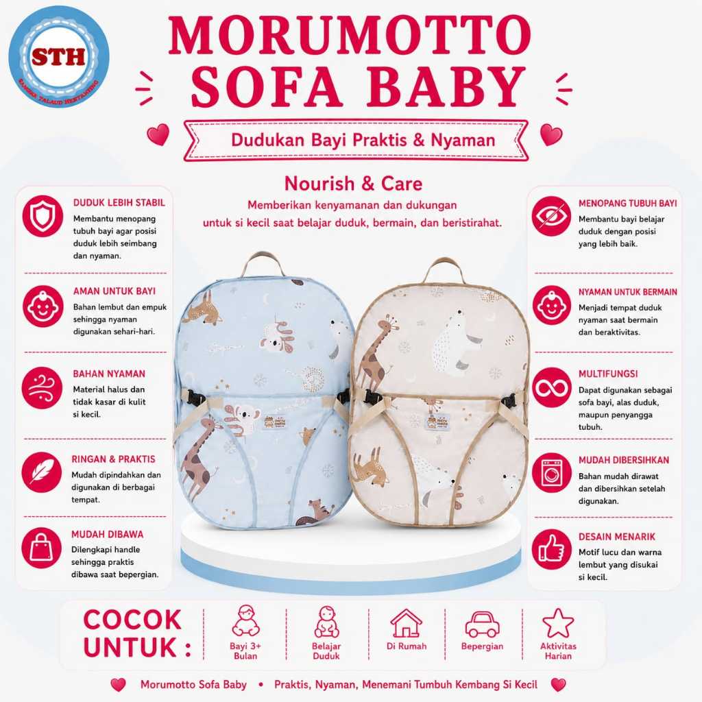 MORUMOTTO ชุดหมอน MMB 3035/3036