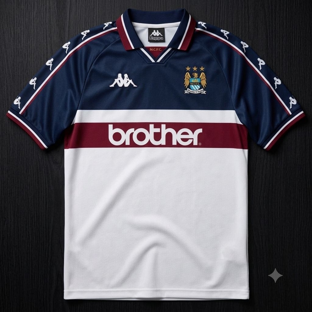 เสื้อแข่ง MANCHESTER CITY 1997 RETRO FULLPRINT||RETRO MAN CITY LONGSLEVE