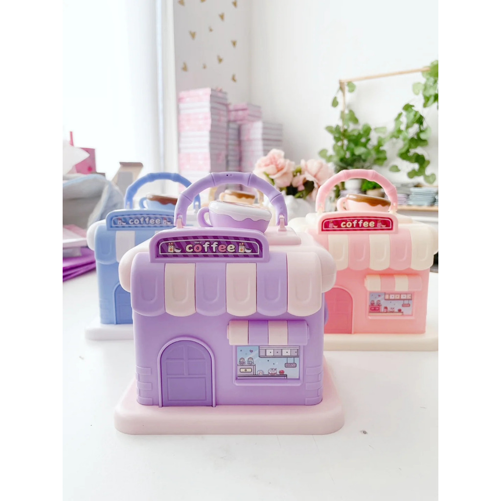 XLJ S-327 Coffee Shop Piggy Bank - Happy Stationery