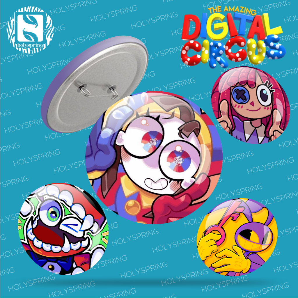 ปุ่มพิน TADC - THE AMAZING DIGITAL CIRCUS 44mm & 58mm PIN BROSS