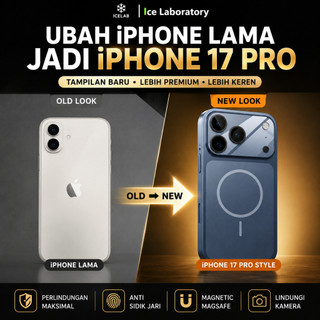iPhone 17 Look Case iPhone 13 14 15 16 17 Pro Max Magsafe Transparan Model Kamera iPhone 17 Premium