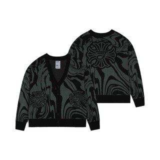 JEEN | Heagel Knitwear Sweater Knit Cardigan Pria Wanita Hitam Abu