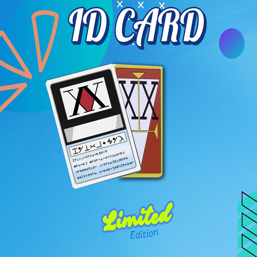 LICENSE CARD PVC HUNTER X HUNTER คุณภาพระดับพรีเมียม
