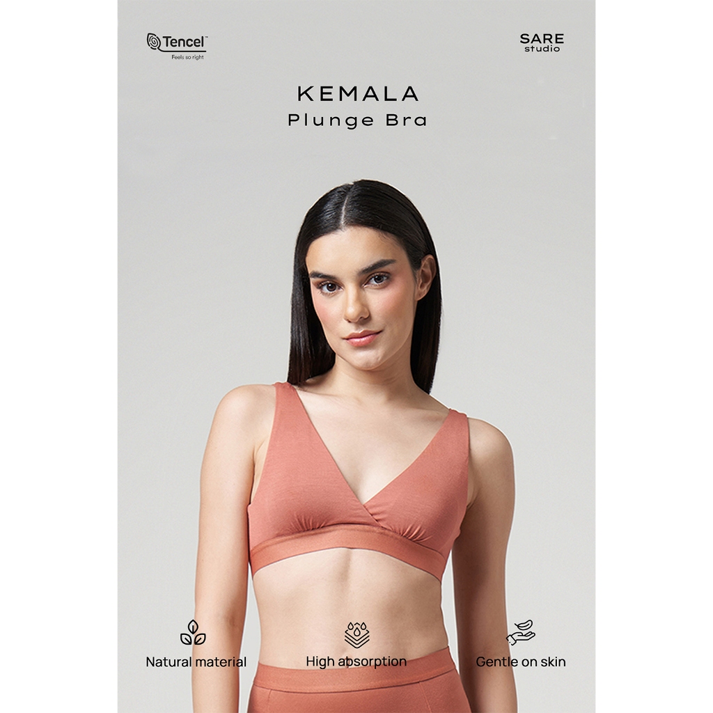 Tencel Modal Womens Underwire Cushion Bra | SARE studio ชุดชั้นใน KEMALA