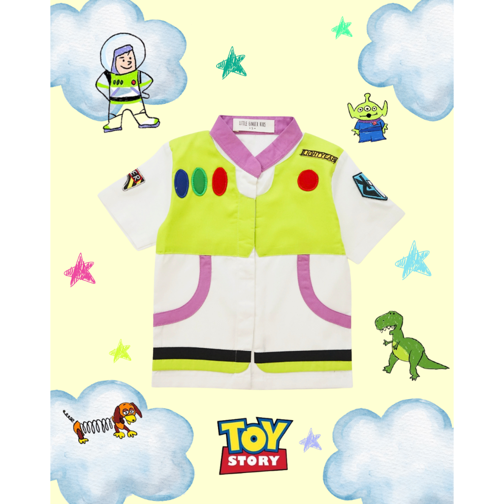 KEMEJA TOY STORY BUZZ COSTUME สําหรับเด็ก / TOY STORY BUZZ COSTUME สําหรับเด็ก / BUZZ TOY STORY เสื้