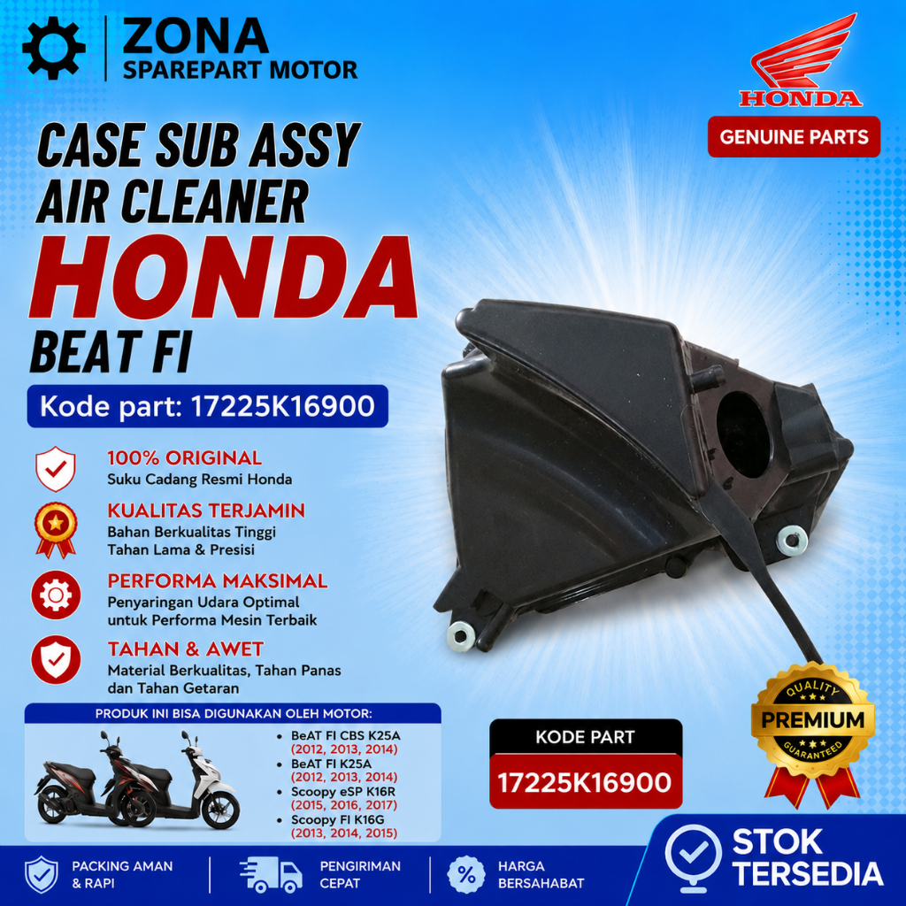 เคส Sub Assy เครื่องฟอกอากาศ Beat FI Scoopy FI K16 AHM 17225 K16 900