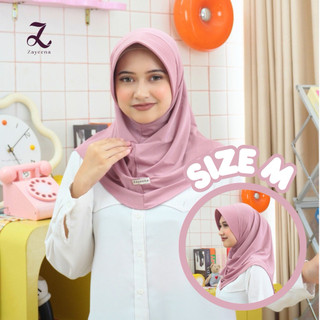 Zayeena - (UK.M) Hijab Sport Pinguin Premium | Bergo Sport Oval | Jilbab Olahraga | Zayeena Sport | Jilbab Sport Pet Tebal