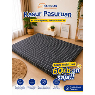 KASUR LIPAT MOTIF BUSA 6CM DACRON PREMIUM – KASUR LANTAI TEBAL TIDAK KEMPES