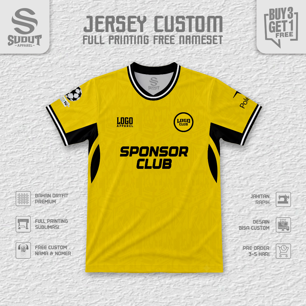 FANTASY DRTM HOME SPORT CUSTOM FOOTBALL JERSEY 26-27 พิมพ์เต็ม I ฟรี NAME & NUMBER I CORNER APPAREL