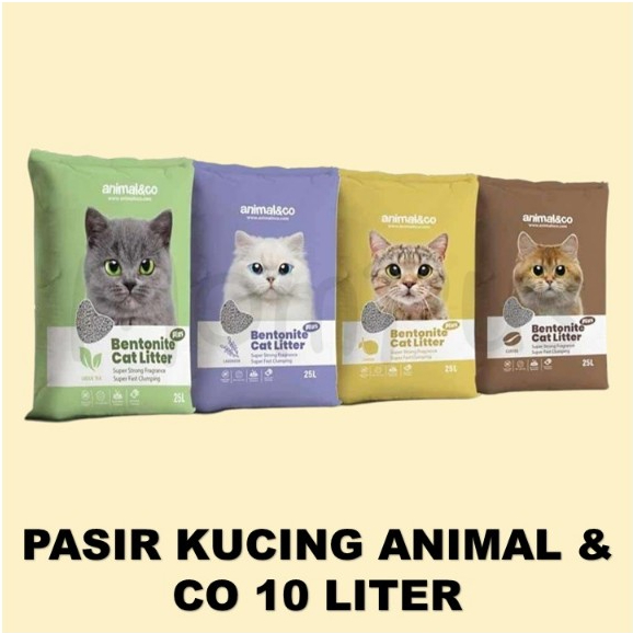 ANIMAL & CO CAT SAND 10 LITERS // CAT CLUMPY SAND