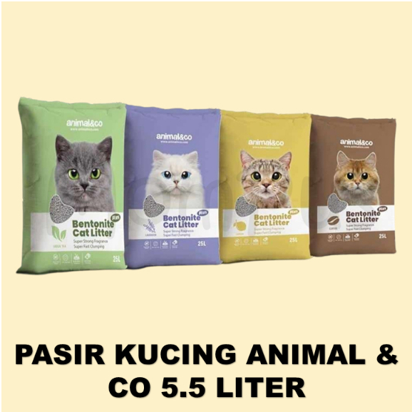 ANIMAL & CO CAT SAND 5.5 LITERS // CAT CLUMPY SAND