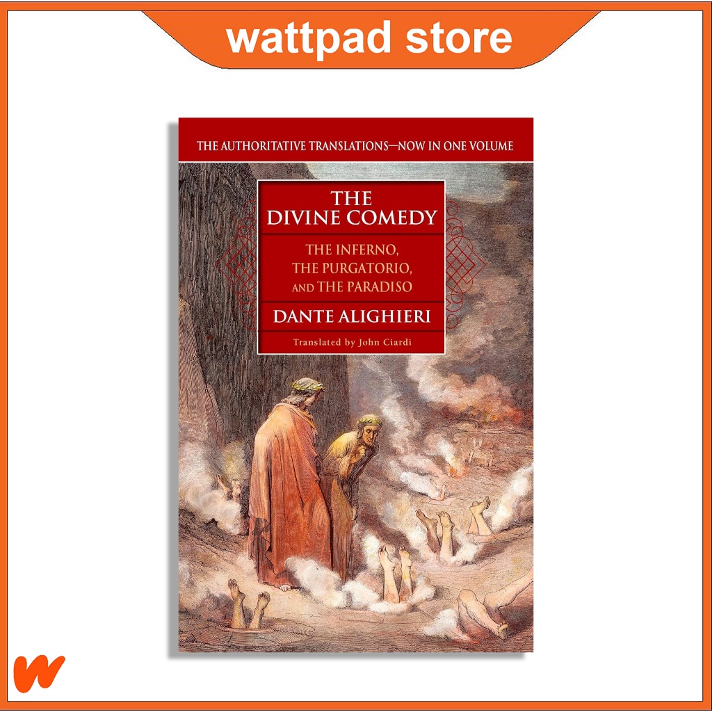 The Divine Comedy (The Inferno, The Purgatorio, และ The Paradiso) โดย Dante Ali (ภาษาอังกฤษ)