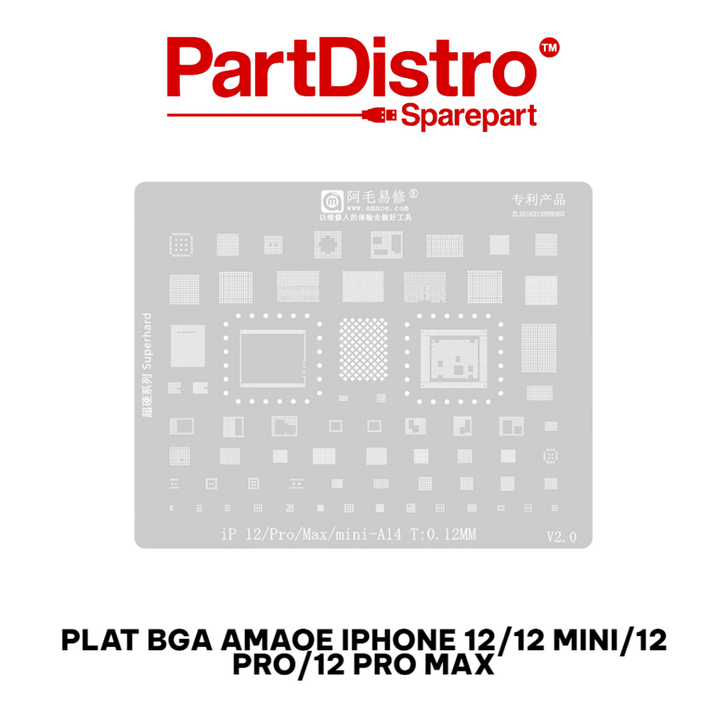 AMAOE IPHONE IC MOLDING PLATE / AMAOE IPHONE BGA PLATE 12/12 MINI/12 PRO/12 PRO MAX