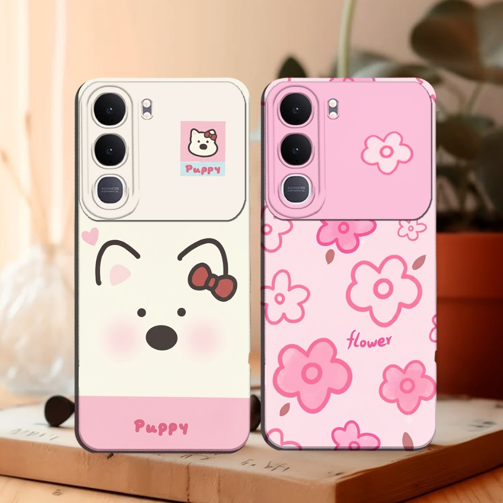 Softcase Hp For Realme C100 C100i ล่าสุด 2026 Note 80 NOTE 70 Clear Case Floral Motif NC 1881
