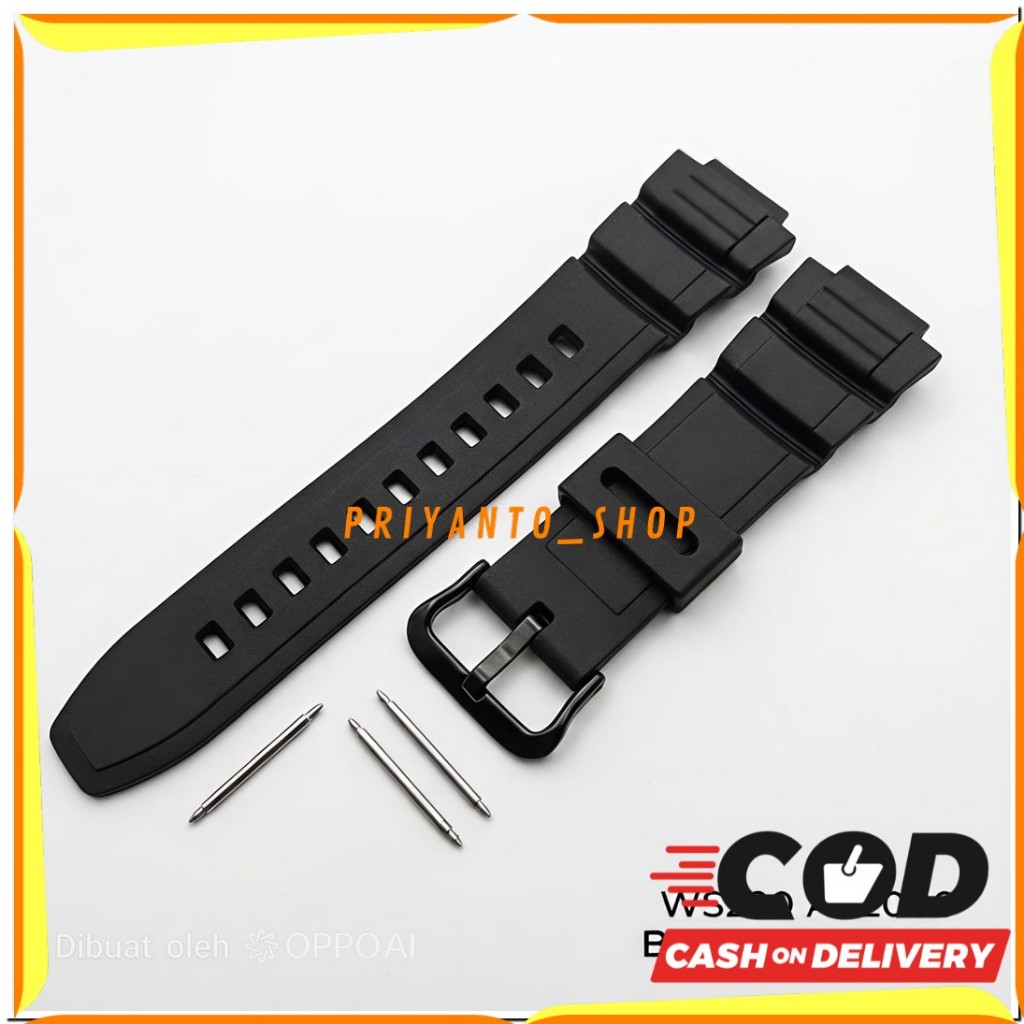 CASIO W-S220 WS 220 WS220 W S220 AE-2000 AE 1000 RUBBBER ORIGINAL OEM WATCH STRAP