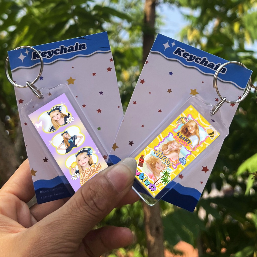 GANTUNGAN พวงกุญแจ Photostrip Yuha Hearts2Hearts - พวงกุญแจไอดอล kpop - พวงกุญแจ - Yuha Hearts2heart