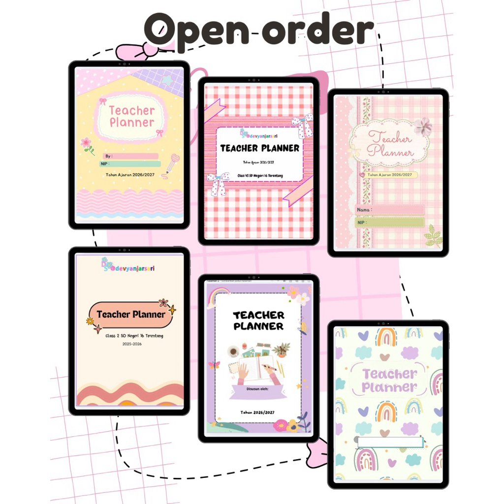 TEACHER PLANNER + พิมพ์