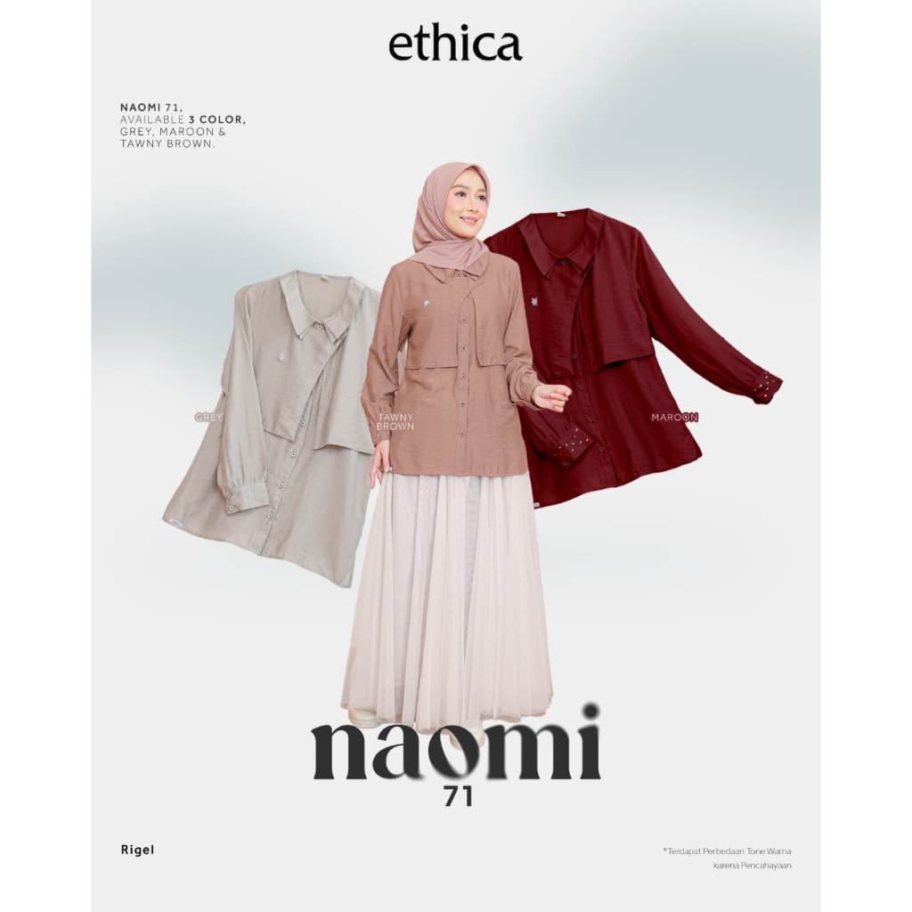 ใหม่ล่าสุด ETHICA NAOMI 71 BLOUSE, ผู้หญิง DAILY CASUAL TOP, ที่ถูกที่สุดสําหรับ WEDDINGS