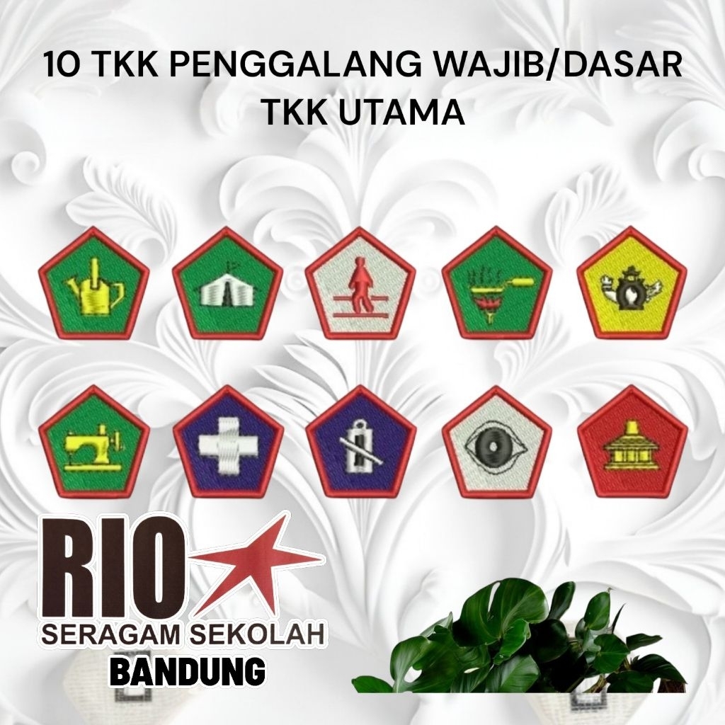 TKK ลูกเสือหลัก Scouts Madya Scouts Purwa 10 TKK บังคับ 10 ลูกเสือพื้นฐาน TKK