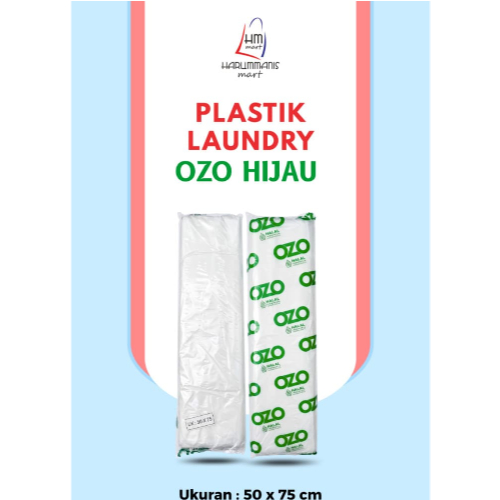 ถุงซักผ้า 50x75 HDPE Ozo Laundry 50x75 ซักรีดพลาสติก 50x75 ถุงซักผ้า OZO 50X75