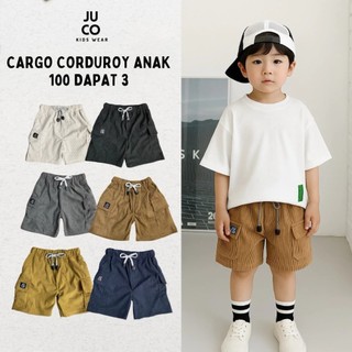 JUCO CELANA PENDEK CARGO CORDUROY ANAK STRECHY 100 RIBU DAPAT 3